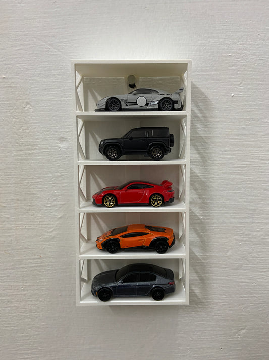 Display Stand for 5 car (Add on) White